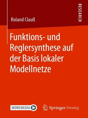 cover image of Funktions- und Reglersynthese auf der Basis lokaler Modellnetze